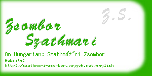 zsombor szathmari business card